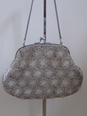 Vintage Handmade Beaded Bag